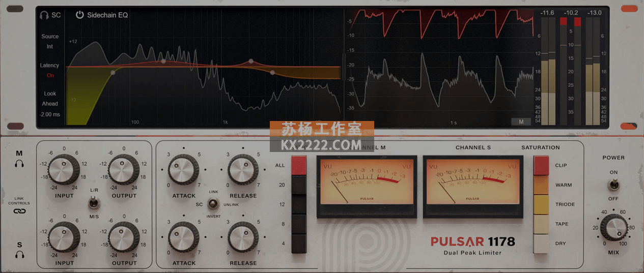 Pulsar Audio 1178 v1.0.8-R2R 1178硬件压缩器插图 Pulsar Audio 1178 v1.0.8-R2R 1178硬件压缩器插图