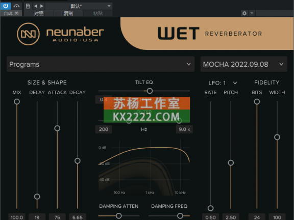混响 Neunaber_Audio_Wet_Reverberator_1.0.4